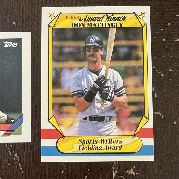 Don Mattingly 12 Card Lot NM  New York Yankees AL MVP Gold Glove All Star - Picture 5 of 12